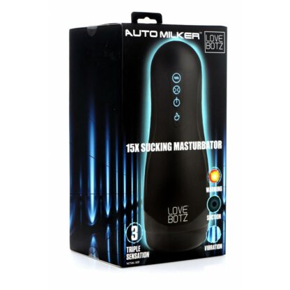 LoveBotz Auto Milker 15X Sucking Masturbator Men's Sex Toys - Αυνανιστήρι XR