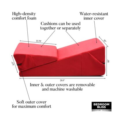 Μαξιλάρι Σφήνα για Σεξ Combo XR Κόκκινο