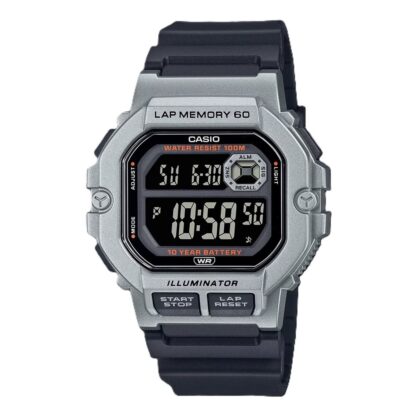 Ανδρικά Ρολόγια Casio ILLUMINATOR Μαύρο (Ø 44,5 mm)