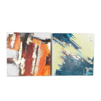 Πίνακας DKD Home Decor 150 x 3,5 x 60 cm Αφηρημένο Σύγχρονη (x2)