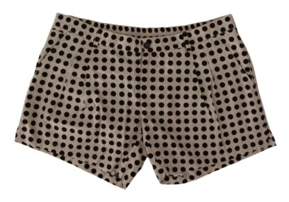 Dolce & Gabbana - Elegant Polka Dot Cotton Shorts