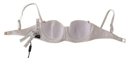 Dolce & Gabbana - Chic White Nylon Balconette Bra