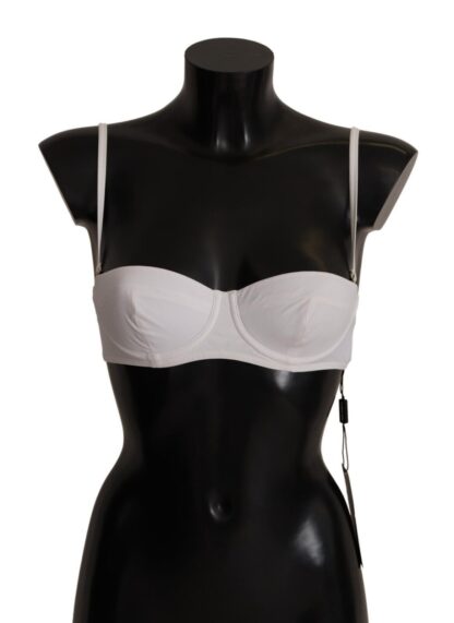 Dolce & Gabbana - Chic White Nylon Balconette Bra