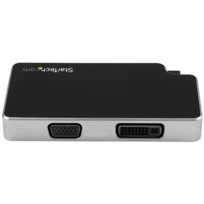 Αντάπτορας USB C σε VGA/HDMI/DVI Startech CDPVGDVHDB           Ασημί