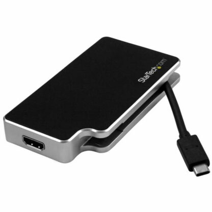 Αντάπτορας USB C σε VGA/HDMI/DVI Startech CDPVGDVHDB           Ασημί