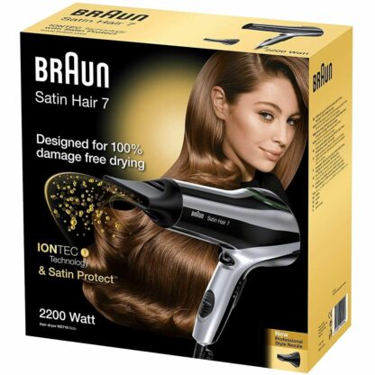 Πιστολάκι Braun HD710 Μαύρο Ασημί 2200 W Ιωνικό