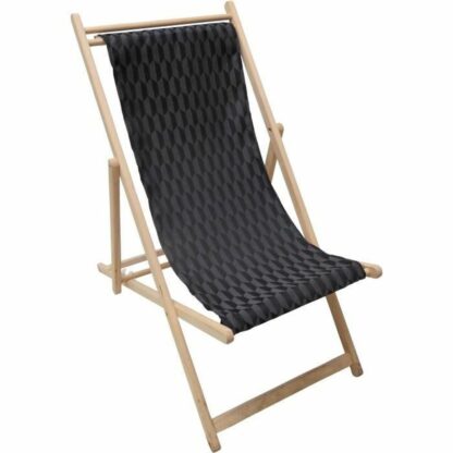 Solseng Jardin Prive Μαύρο Γεωμετρική 132 x 55 x 35 cm ξύλο οξιάς