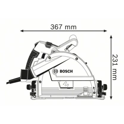 Kυκλικό πριόνι BOSCH 0601675001 1400 W 230 V 165 mm