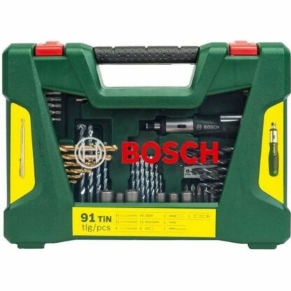 Σετ εργαλείων BOSCH 2607017195 Κουτί Aποθήκευσης Θήκη μεταφοράς (91 Τεμάχια)