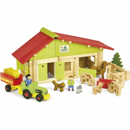 Εικόνες σε δράση Jeujura Wooden Farm 140 Τεμάχια Playset