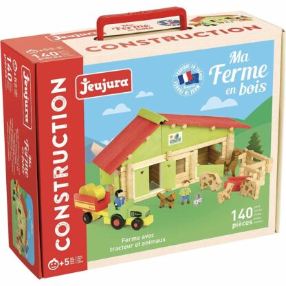 Εικόνες σε δράση Jeujura Wooden Farm 140 Τεμάχια Playset