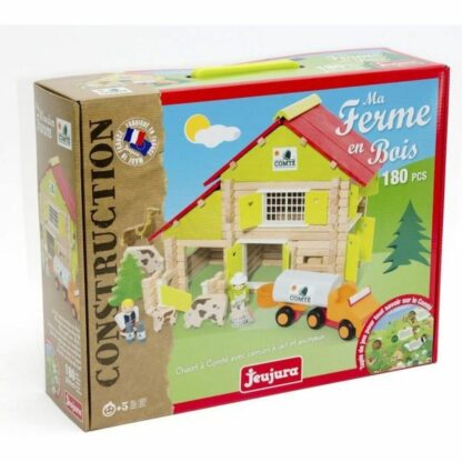 Playset Jeujura My Wooden Farm 180 Τεμάχια