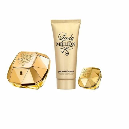 Σετ Γυναικείο Άρωμα Paco Rabanne EDP Lady Million EDP 3 Τεμάχια