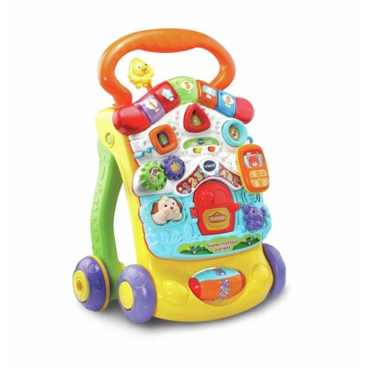 Αυτοκινητάκι Vtech Super Trotteur Parlant 2 En 1 Orange (FR) Πολύχρωμο