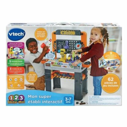 Σετ από εργαλεία για παιδιά Vtech Mon super établi interactif 62 Τεμάχια