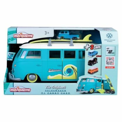 Playset Οχημάτων Majorette Volkswagen T1 Carry Case Μπλε