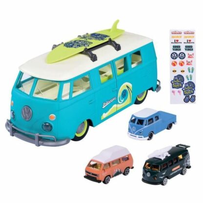 Playset Οχημάτων Majorette Volkswagen T1 Carry Case Μπλε