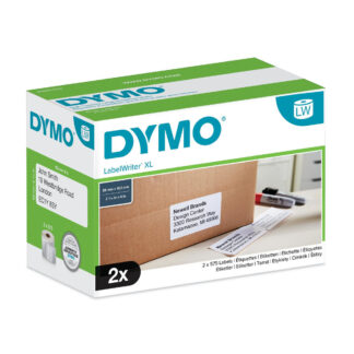 Θερμική ταινία μεταφοράς Dymo Λευκό Μαύρο 12 x 3,5 mm (5 Μονάδες)