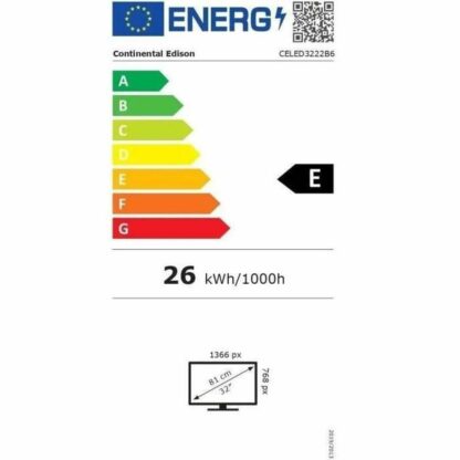 Τηλεόραση Continental Edison CELED3222B6 32"