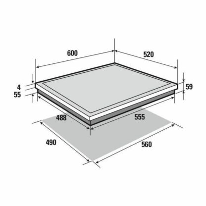 Επαγωγική Πλάκα Sauter SPI4664B 60 cm 5700 W