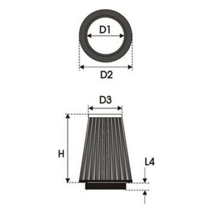 Φίλτρο αέρα Green Filters K2.85