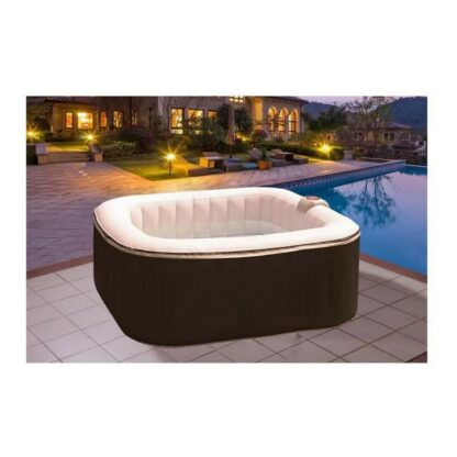 Inflatable Spa Sunspa Τετράγωνο Μαύρο 4 Άνθρωποι (155 x 155 x 65 cm)