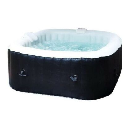 Inflatable Spa Sunspa Τετράγωνο Μαύρο 4 Άνθρωποι (155 x 155 x 65 cm)