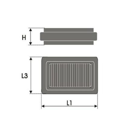 Φίλτρο αέρα Green Filters P960585