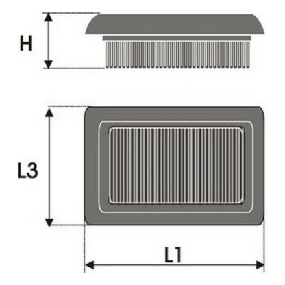 Φίλτρο αέρα Green Filters P813843