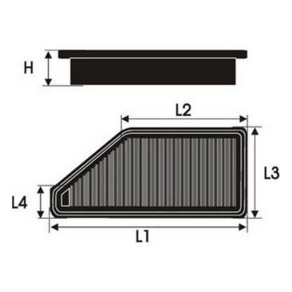 Φίλτρο αέρα Green Filters P960137