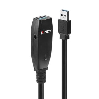 Καλώδιο USB LINDY 43381 8 m Μαύρο