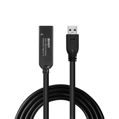 Καλώδιο USB LINDY 43376 Μαύρο 10 m (1 μονάδα)