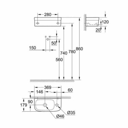 Νιπτήρας Grohe 3932700H