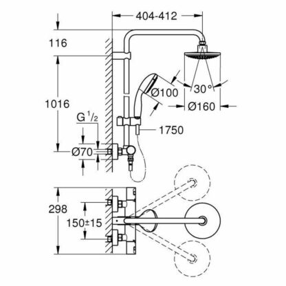 Στήλη ντους Grohe 27960000