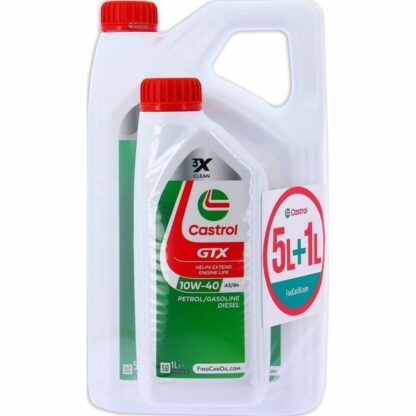 Λάδι Κινητήρα Αυτοκινήτου Castrol GTX 10W 40 6 L