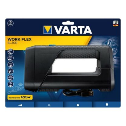 Φακός Varta Work Flex Μαύρο 600 lm