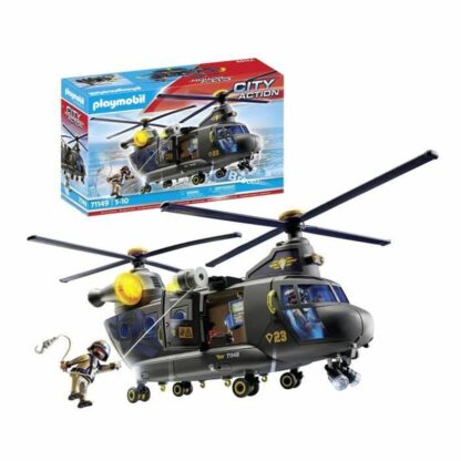 Σετ παιχνιδιών Playmobil Police Plane City Action Πλαστική ύλη