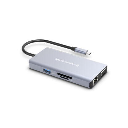 USB Hub Conceptronic 110519307101 Γκρι Πολύχρωμο 100 W