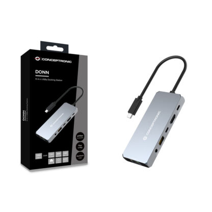 USB Hub Conceptronic 110519807101 Μαύρο Γκρι