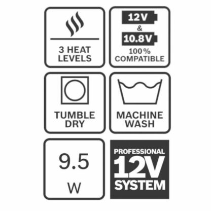 Ανδρικό Φούτερ με Κουκούλα BOSCH GHH 12 L