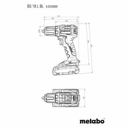 Σετ τρυπανιών και αξεσουάρ Metabo 685202000 18 V