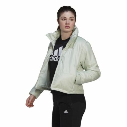 Γυναικείο Αθλητικό Μπουφάν Adidas Bsc Padded Λευκό Ανοιχτό Μπλε