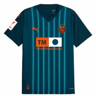 Ανδρική Μπλούζα με Κοντό Μανίκι Puma Valencia C.F. Away Ναυτικό Μπλε