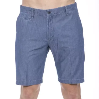 Fred Mello Elegant White Cotton Shorts for Men