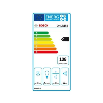 Συμβατικός Απορροφητήρας BOSCH DHL585B 52 cm 650 m3/h 67 dB 277W