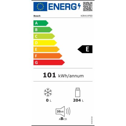 Αμερικανικό ψυγείο BOSCH KIR41VFE0 Λευκό (123 x 56 cm)