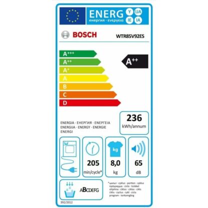 Συμπυκνωτικό στεγνωτήριο BOSCH WTR85V92ES