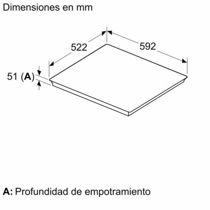 Επαγωγική Πλάκα BOSCH PVJ631HC1E 59,2 cm 7400 W