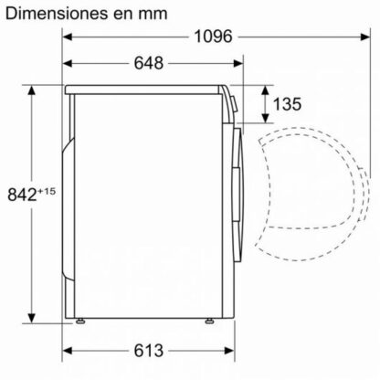 Συμπυκνωτικό στεγνωτήριο Balay 3SB391BR 800 W 9 kg