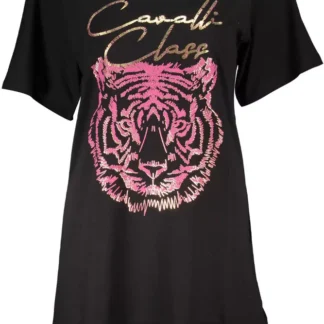 Cavalli Class Pink Cotton Women Top